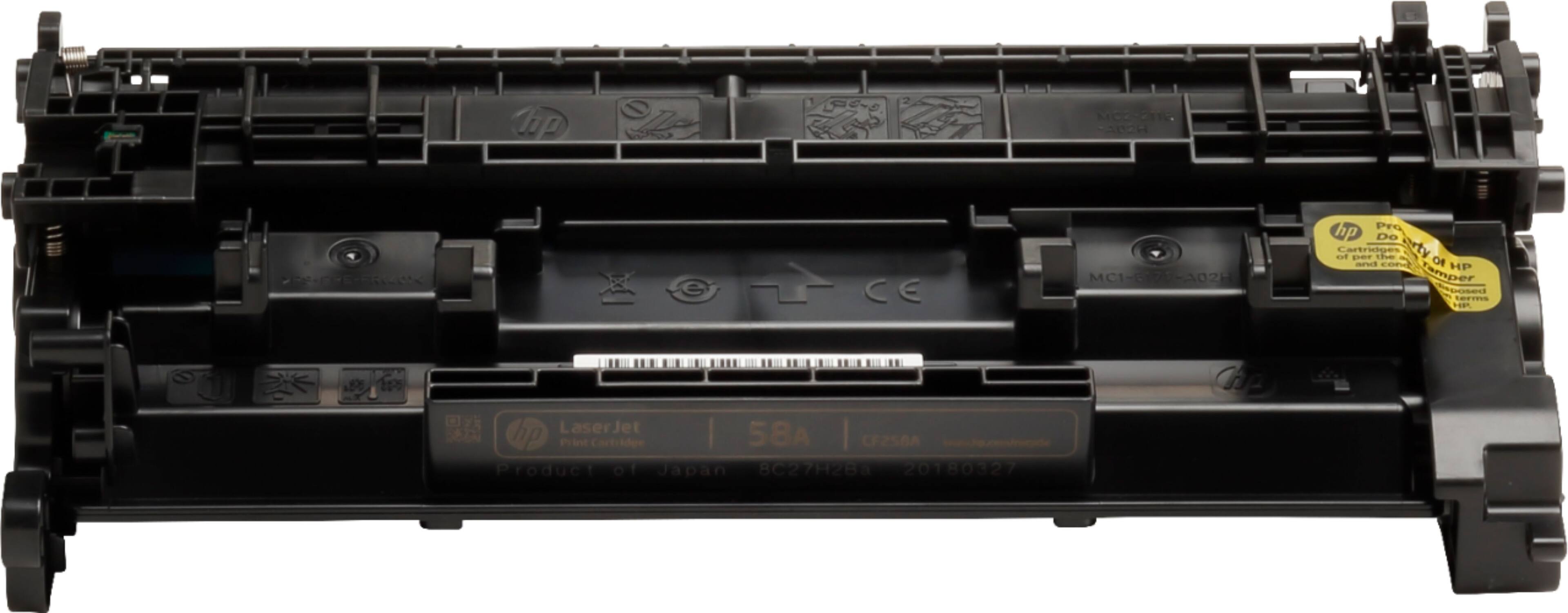 Alt View 14. HP - 58A Standard Capacity Toner Cartridge - Black.