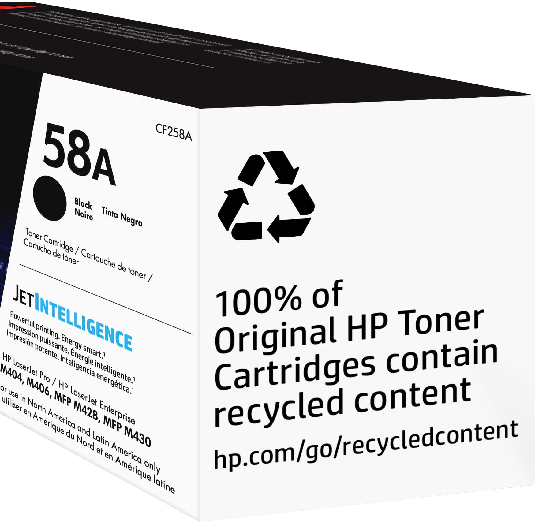 Alt View 15. HP - 58A Standard Capacity Toner Cartridge - Black.