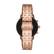 Angle. Fossil - Gen 5 Smartwatch 44mm Stainless Steel - Rose Gold with Rose Gold-Tone Stainless Steel Band.