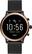 Front. Fossil - Gen 5 Smartwatch 44mm Stainless Steel - Black with Black Stainless Steel Band.