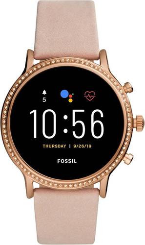 Fossil - Gen 5 Smartwatch 44mm Stainless Steel - Rose Gold with Blush Leather Band was $295.0 now $199.0 (33.0% off)