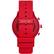 Alt View 13. Michael Kors - Gen 4 MKGO Smartwatch 43mm Aluminum - Red with Red Silicone Band.