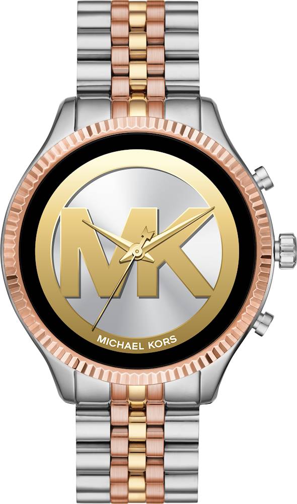 Michael Kors Gen 5 Lexington Smartwatch 44mm Stainless Steel - Tri-Tone With Rose Gold/Silver 