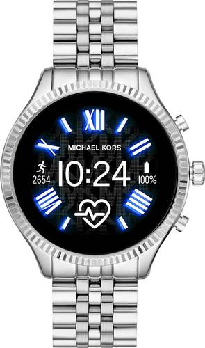 Michael Kors - Gen 5 Lexington Smartwatch 44mm Stainless Steel - Silver with Silver Stainless Steel Band