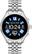 Front. Michael Kors - Gen 5 Lexington Smartwatch 44mm Stainless Steel - Silver with Silver Stainless Steel Band.
