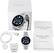 Alt View 15. Michael Kors - Gen 5 Lexington Smartwatch 44mm Stainless Steel - Silver with Silver Stainless Steel Band.