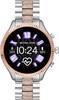 Michael Kors - Gen 5 Lexington Smartwatch 44mm Stainless Steel - Two-Tone with Silver/Rose Stainless Steel Band-Front_Standard