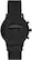 Alt View 11. Fossil - Gen 5 Smartwatch 44mm Stainless Steel - Black with Black Silicone Band.