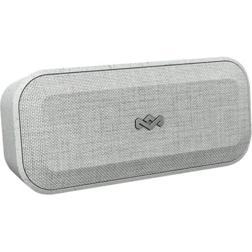Left View: The House of Marley - No Bounds XL Portable Bluetooth Speaker - Gray