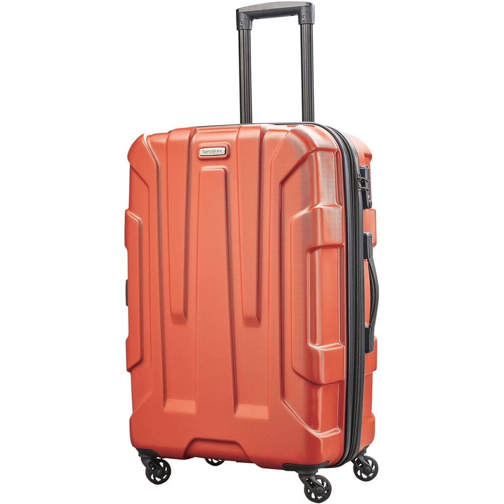 Front. Samsonite - Centric 24" Spinner - Burnt Orange.