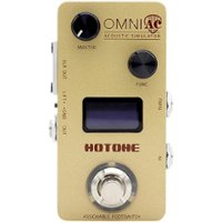 Hotone - Omni AC Acoustic Simulator Pedal - Gold - Front_Zoom