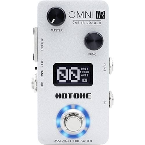 Front. Hotone - Omni IR Impulse Response Cabinet Simulator Guitar Pedal - White.
