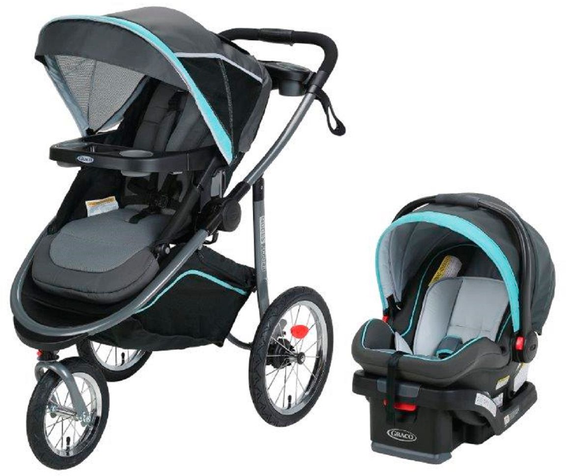 Angle View: Graco - Modes Jogger Click Connect Travel System - Tenley