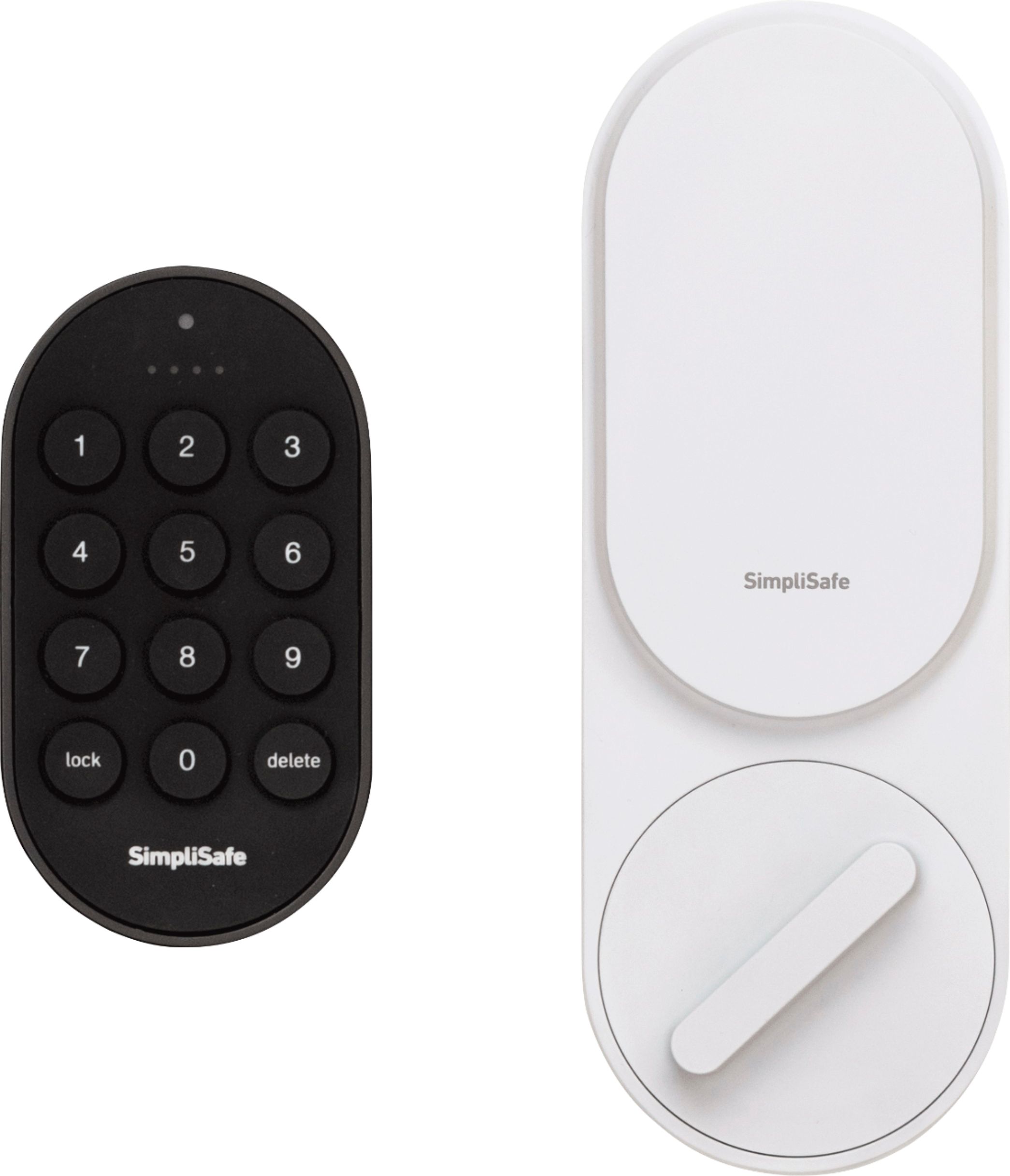 SimpliSafe - Smart Lock + PIN Pad - White