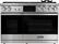 Front. Dacor - Contemporary 6.6 Cu. Ft. Freestanding Double Oven Dual Fuel Four Part Convection Range with RealSteam, NG - Silver Stainless Steel.