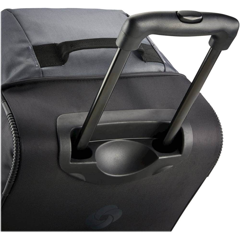 Alt View 11. Samsonite - Andante 2 23" Wheeled Duffel Bag - Black/River Rock.