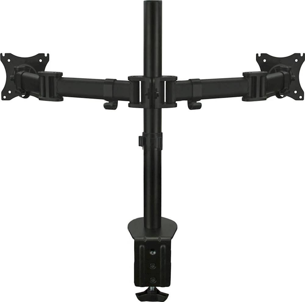 Alt View 11. Mount-It! - Full Motion Dual Monitor Desk Mount Up to 27" - Black.