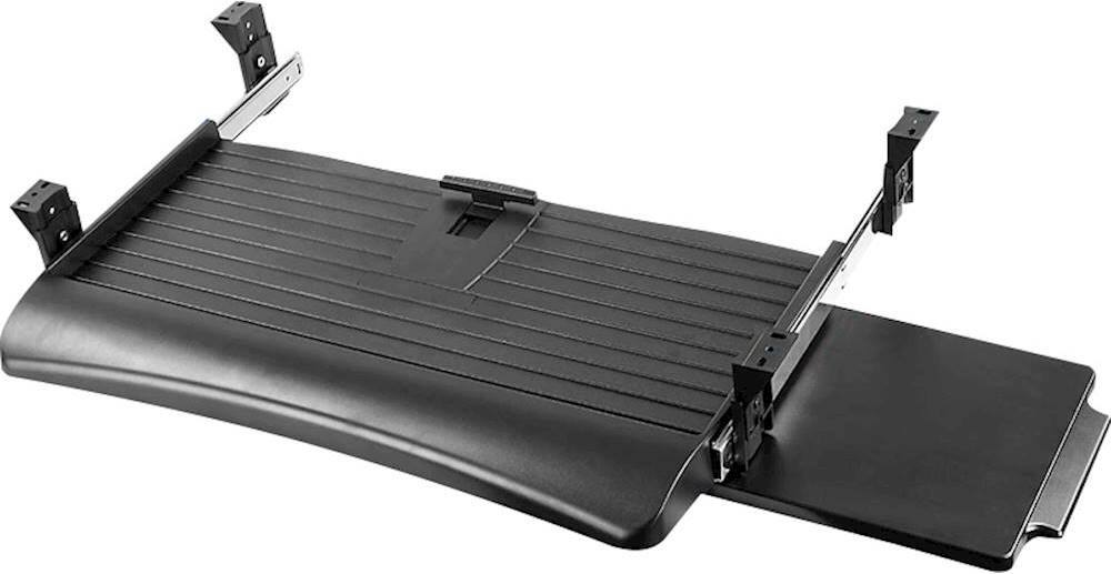 Alt View 12. Mount-It! - Under-Desk Keyboard Drawer with Mouse Platform - Black.