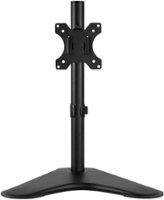 Mount-It! - Single Monitor Desk Stand - Black - Front_Zoom
