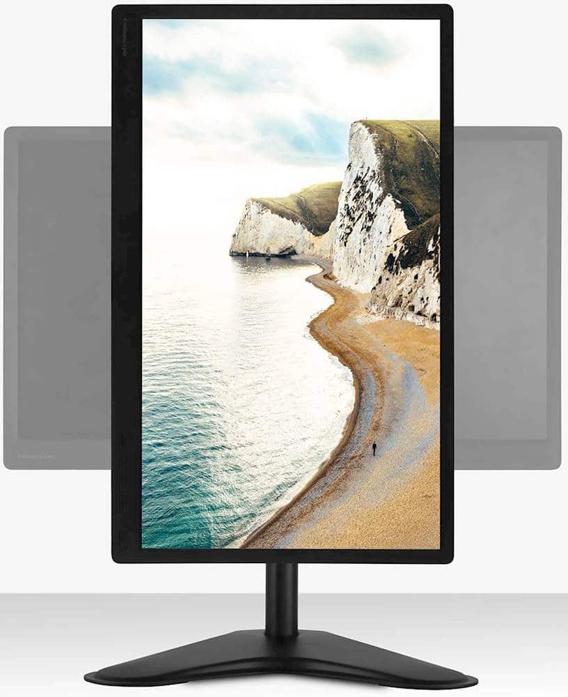 Alt View 18. Mount-It! - Full Motion Monitor Stand up to 32" - Black.