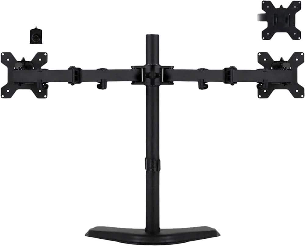 Alt View 11. Mount-It! - Dual Monitor Desk Stand up to 32" - Black.