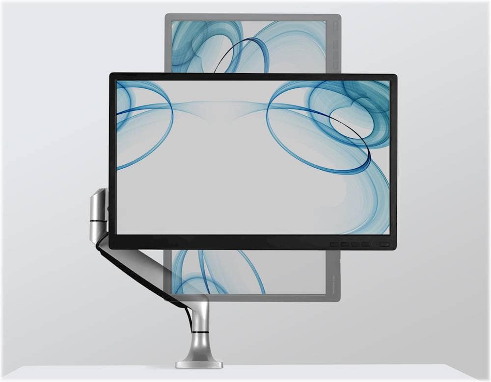 Alt View 13. Mount-It! - Single Monitor Mount With Gas Spring Arm - Silver.