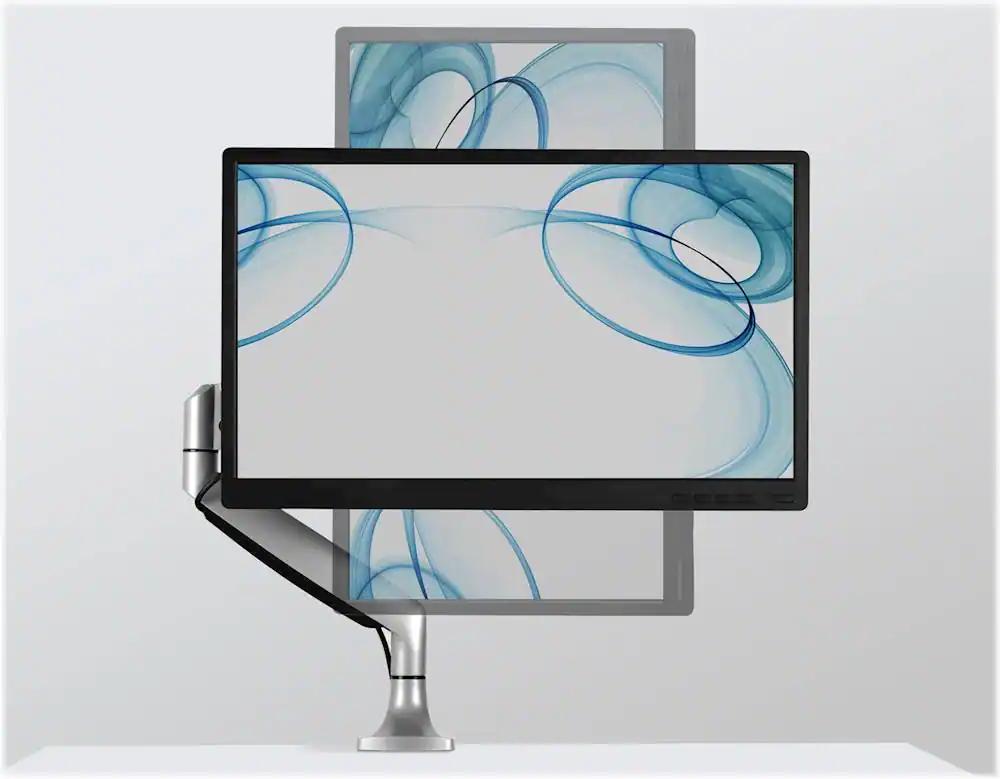 Alt View 13. Mount-It! - Single Monitor Mount With Gas Spring Arm - Silver.