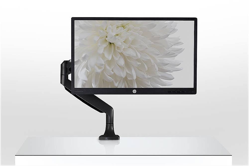 Alt View 11. Mount-It! - Single Monitor Arm Desk Mount - Black.