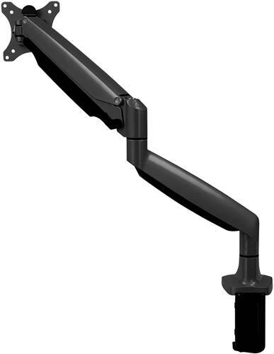 Alt View 18. Mount-It! - Single Monitor Arm Desk Mount - Black.