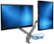 Alt View Zoom 18. Mount-It! - Dual Monitor Desk Mount w/USB Ports - Silver.