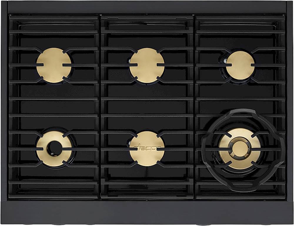 Alt View 12. Dacor - Contemporary 36" Built-In Gas Cooktop with 6 Burners with SimmerSear, Natural Gas - Graphite Stainless Steel.