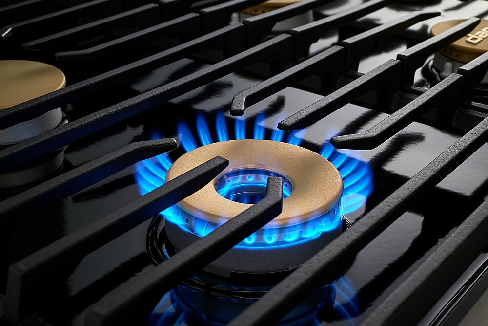 Alt View 13. Dacor - Contemporary 36" Built-In Gas Cooktop with 6 Burners with SimmerSear, Natural Gas - Graphite Stainless Steel.