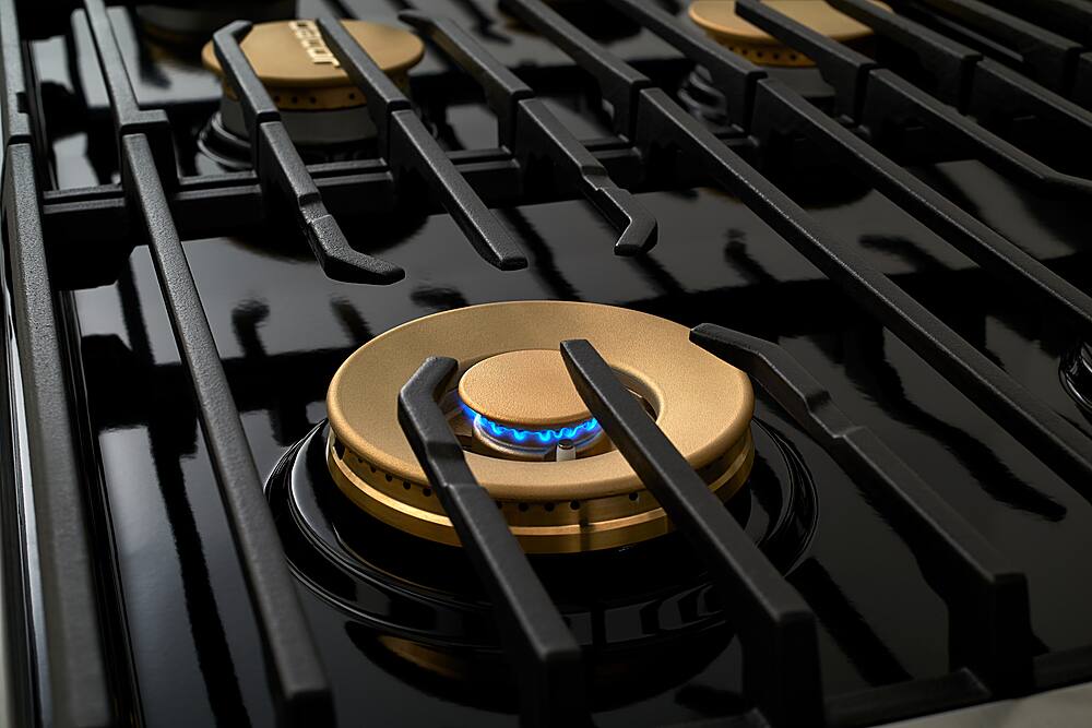 Alt View 15. Dacor - Contemporary 36" Built-In Gas Cooktop with 6 Burners with SimmerSear, Natural Gas - Graphite Stainless Steel.