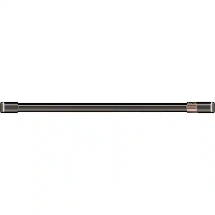 Front. Café - Pro Handle Kit for Most Café Built-In Wall or Advantium Ovens - Brushed Black.