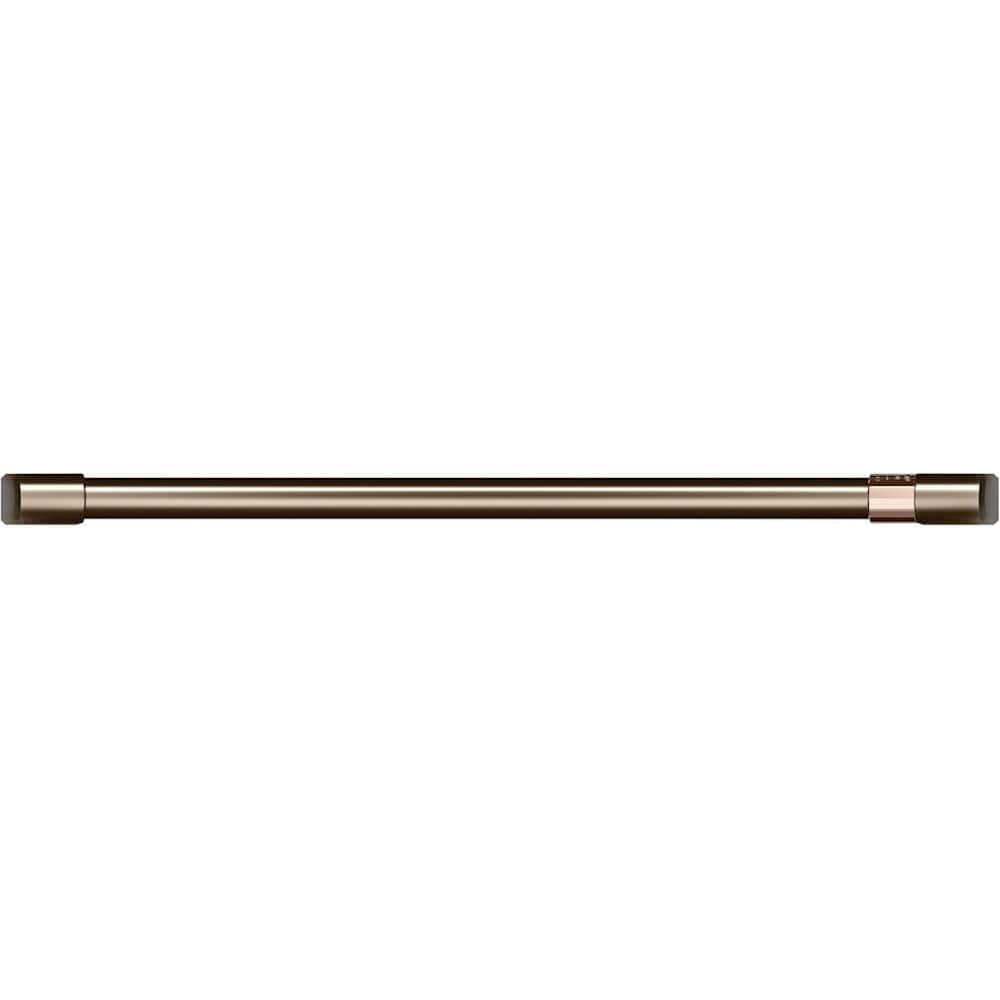 Front. Café - Pro Handle Kit for Most Café Built-In Wall or Advantium Ovens - Brushed Bronze.