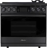 Dacor - Modernist Pro 4.8 Cu. Ft. Freestanding Dual Fuel Convection Range with GreenClean and RealSteam - Graphite Stainless Steel - Front_Zoom