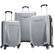 Front. Samsonite - Winfield 3 DLX Wheeled Luggage Set (3-Piece) - Silver.