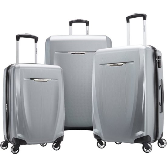 Samsonite Winfield 3 DLX Wheeled Luggage Set (3-Piece) Silver 120751 ...