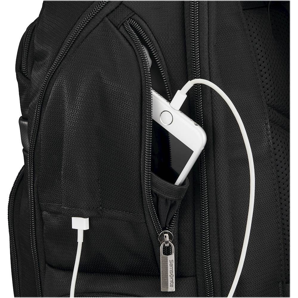 Alt View 15. Samsonite - Tectonic Backpack for 17" Laptop - Black.