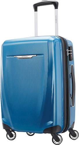 Samsonite - Winfield 3 DLX 23 Expandable Spinner Suitcase - Blue/Navy was $169.99 now $109.99 (35.0% off)