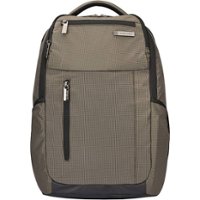 Samsonite - Tectonic Backpack for 15.6" Laptop - Black/Green - Front_Zoom