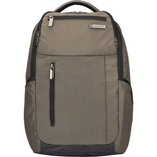 Front Zoom. Samsonite - Tectonic Backpack for 15.6" Laptop - Black/Green.