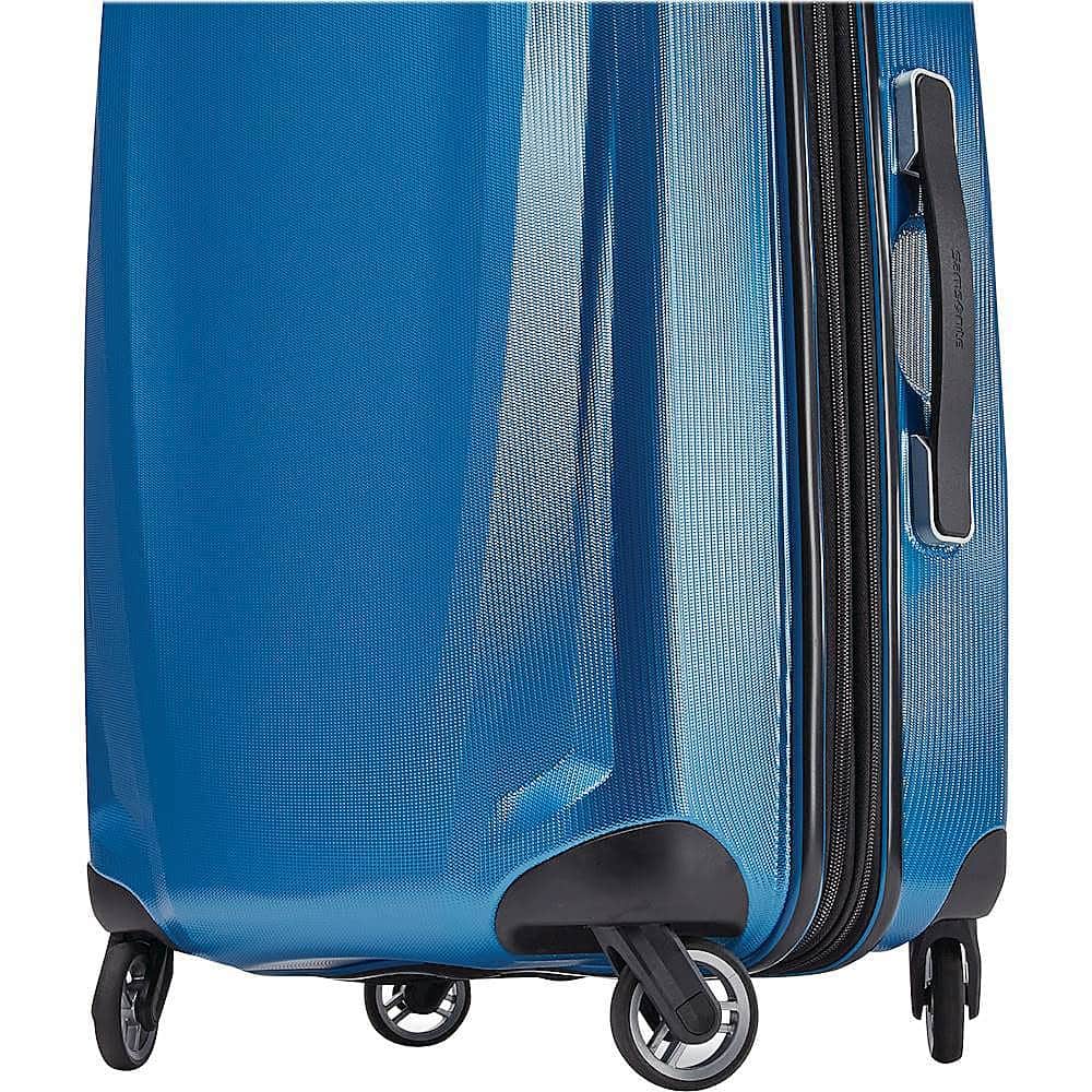 Best Buy Samsonite Winfield 3 DLX 25" Spinner Blue/Navy 1207531112