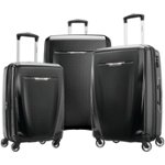 Best Buy: Samsonite Winfield 3 DLX Wheeled Luggage Set (3-Piece) Black ...