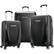 Front. Samsonite - Winfield 3 DLX Wheeled Luggage Set (3-Piece) - Black.