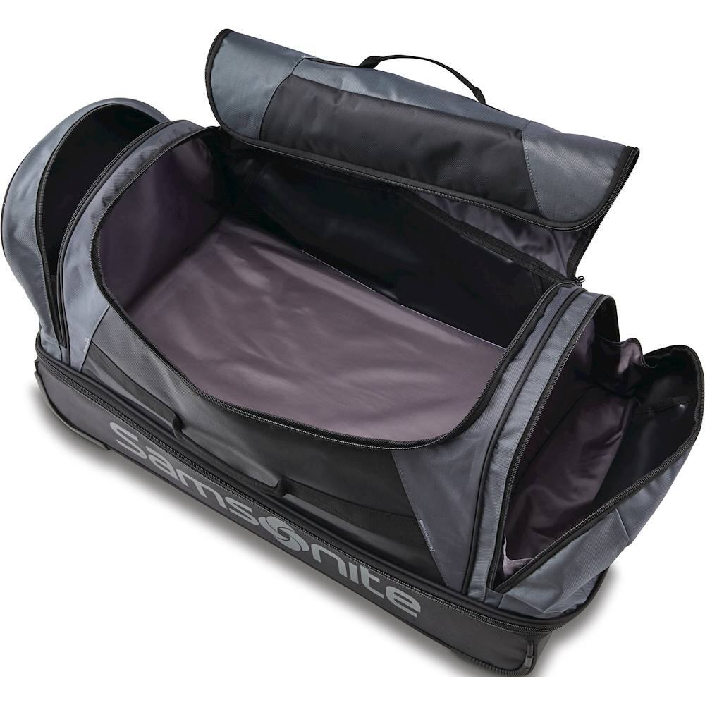 Alt View 12. Samsonite - Andante 2 32" Wheeled Duffel Bag - Black/River Rock.