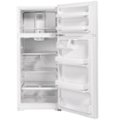 Alt View 2. GE - 16.6 Cu. Ft. Top-Freezer Refrigerator - White.