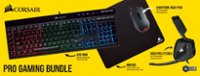 Front Zoom. CORSAIR - Pro Wired Gaming Bundle with RGB Back Lighting - Black.