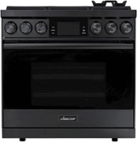 Dacor - Contemporary 4.8 Cu. Ft. Freestanding Dual Fuel Four Part Pure Convection Range with Steam-Assist Oven, Liquid Propane - Graphite Stainless Steel - Front_Zoom