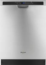 Whirlpool - Front Control Built-In Dishwasher with Stainless Steel Tub, 3rd Rack, 50 dBA - Monochromatic Stainless Steel - Front_Standard